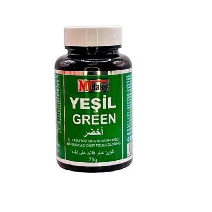 SU BAZLI TOZ GIDA BOYASI MY BAKE 75 GR YEŞİL