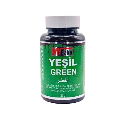 YAĞ BAZLI TOZ BOYA MAY BAKE 25 GR YEŞİL