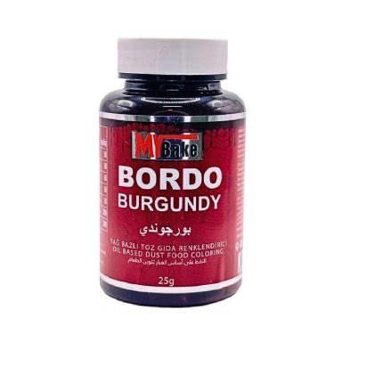 YAĞ BAZLI TOZ BOYA MY BAKE 25 GR BORDO