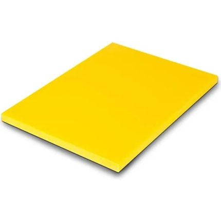 KESİM TAHTASI PLASTİK SARI 25X40X2 CM