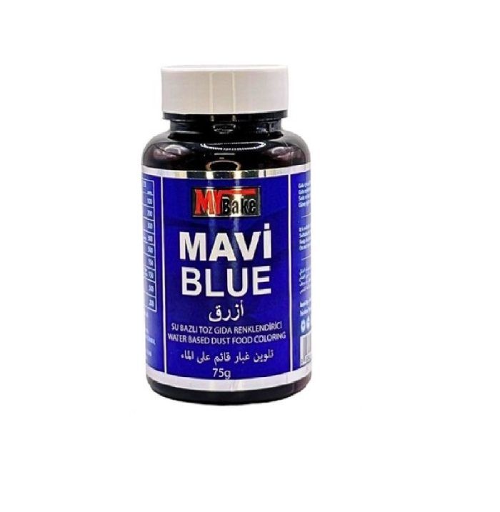 su bazli toz gida boyasi my bake 75 gr mavi 355