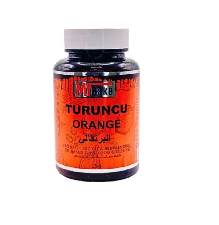 su bazli toz gida boyasi my bake 75 gr turuncu 351 1