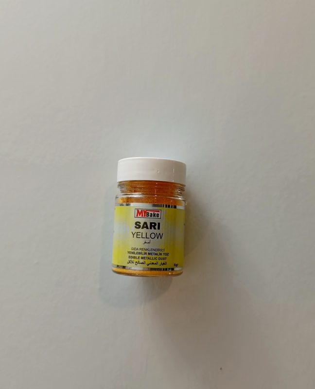 toz sim metalik my bake 10 gr sari 371