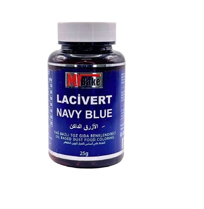 yag bazli toz boya my bake 25 gr lacivert 365