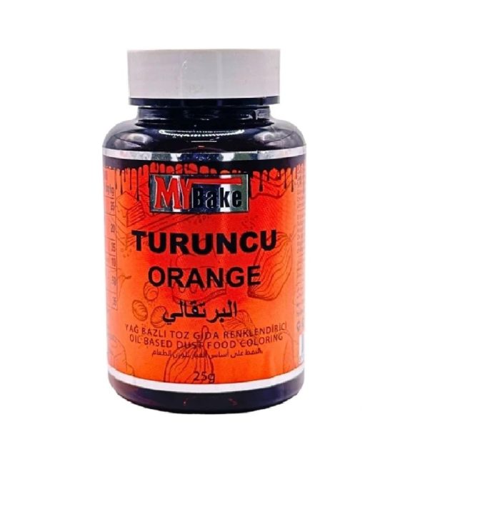 yag bazli toz boya my bake 25 gr turuncu 360