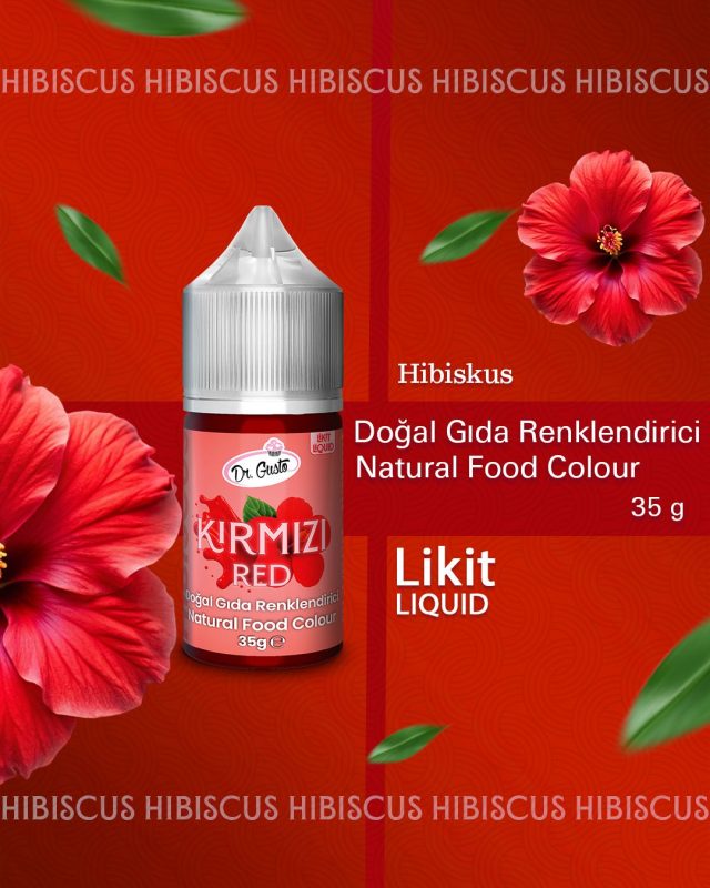 dogal likit gida boyasi dr gusto 35 gr kirmizi 566