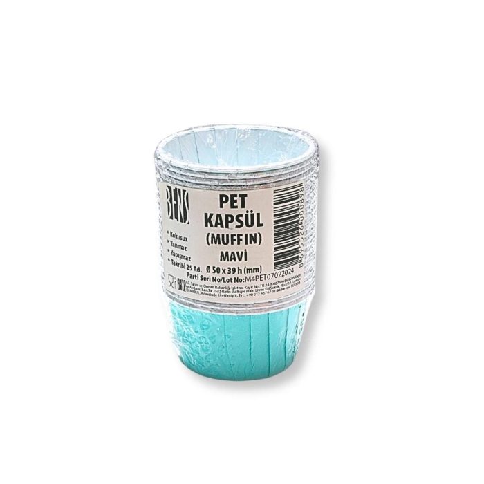 kek kagidi kapsul pet mavi 25 li 493