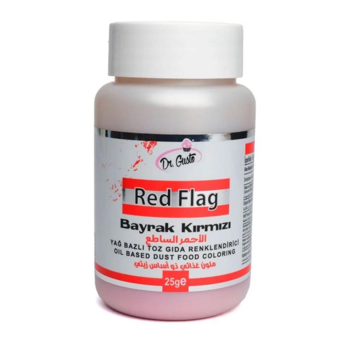 yag bazli toz boya dr gusto 25 gr bayrak kirmizi 534