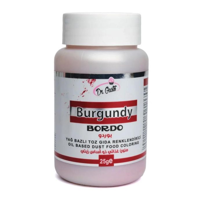yag bazli toz boya dr gusto 25 gr bordo 535