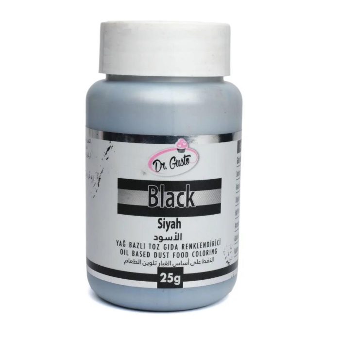 yag bazli toz boya dr gusto 25 gr siyah 512