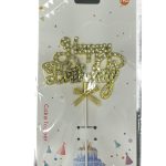 DEKOR TAŞLI HAPPY BİRTHDAY SÜS GOLD