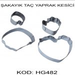ŞAKAYIK TAÇ YAPRAK KESİCİ HG-482